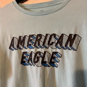 American Eagle Outfitters Blue Short Sleeve Tee